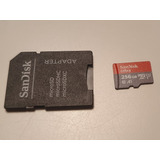 Memoria Micro Sd Sandisk Ultra 256 Gb U1 A1 Usada Mb Estado