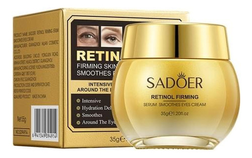 Crema De Retinol Para Ojos Sadoer Reafirmante 35g 