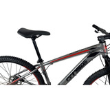 Bicicleta Aro 29 Gts Pro M5 - 27 Velocidades Cor Grafite/vermelho Tamanho Do Quadro 19