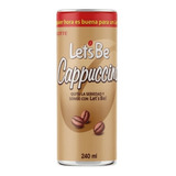 Bebida Coreana Café Let's Be Cappuccino 240ml Lotte 1pz