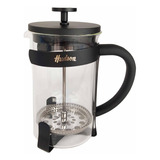 Cafetera Vidrio 800ml Hudson Acero Inoxidable Francesa Bz3