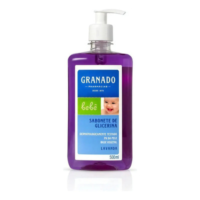 Sabonete Líquido De Glicerina Para Bebê Lavanda 500ml Granado | MercadoLivre