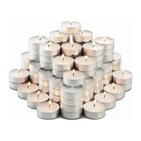 100 Pzs Velas Tea Light Flotantes Sin Aroma Velas Decorativa