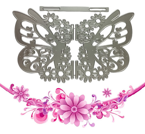 Die Cut Scrapbook Troquel Mariposa Bisagra D' Arteche Crafts