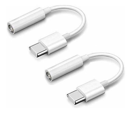 Adaptador De Conector De Auriculares Usb C A 3.5 Mm Compatib