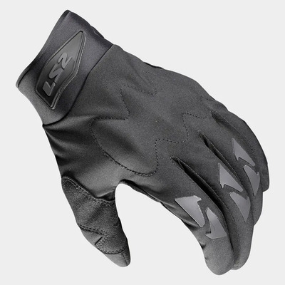 Par de guantes para motociclista LS2 Hiker negro talle XL | Meses sin interés