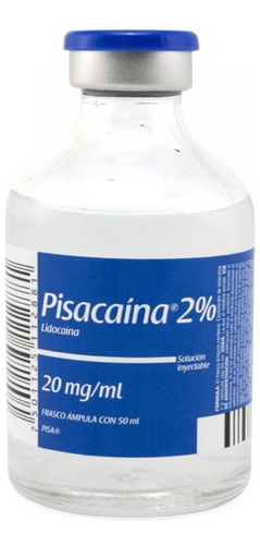 Lidocaina 2% Simple Pisacaina 20 Mg / Ml Frasco 50 Ml