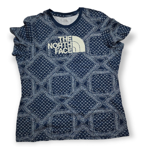 Playera The North Face De Mujer Extra Grande Azul Standard F