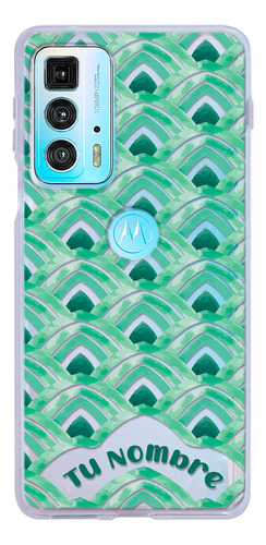 Funda Para Motorola Mujer Acuarela Nombre