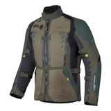 Jaqueta Motoqueiro Expedition Masculino Verde Militar X11