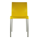 Silla De Comedor Mundo In Vivanti, Estructura Color Amarillo, 1 Unidad