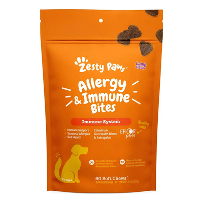 Zesty Paws Allergy & Immune Bites 60 C