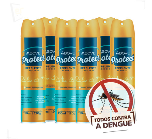 Repelente Contra Insetos Dengue Borrachudo Aloe Vera Kit 6un