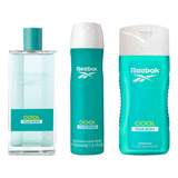 Set Reebok Cool Your Body Woman Edt 100 Ml 3c