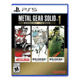 Jogo Metal Gear Solid Master Collection Vol 1 Ps5 Midia Fisi