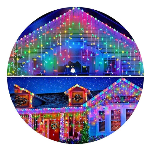 Luces Cascada Navideñas 5mtr 200 Led Decorativas Guirnaldas