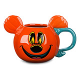 Taza Ceramica Cafe Disney Store Mickey Mouse Halloween Nuevo