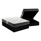 Cama Box Baú Casal: Colchão Ortopédico Anjos D28 / Ag65 Ort