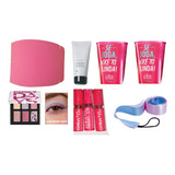 Kit 9 Itens - Estojo Avon Colortrend + Copo + Paleta + Batom