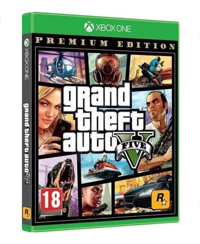 Jogo Gta Grand Theft Auto V Edição Premium X-box