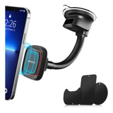 Magnetic Car Phone Holder Mount With 6 Strong Magnets, Winds
