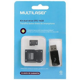 Pendrive 3 Em 1 Otg 16gb Multilaser Mc131