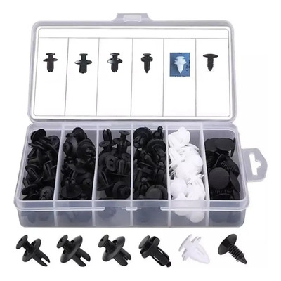 Kit Grapas Broches Remaches Automotrices De Sujeción 100pzas