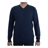 Blusa Masculina Dudalina Tricot  Essential Oertops Marinho