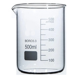 Béquer De Vidro Forma Baixa 500ml 