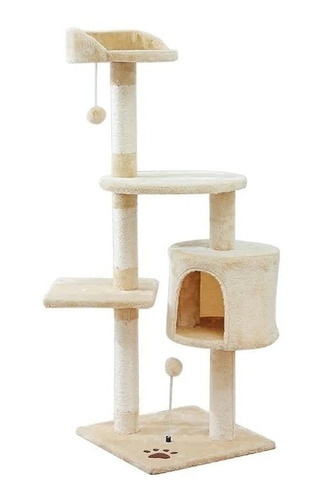 Rascador Tipo Arbol Torre Casa Para Gatos Mascotas Animales