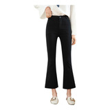 Pantalones Acampanados Mujer Pantalones De Vestir Casual Cro