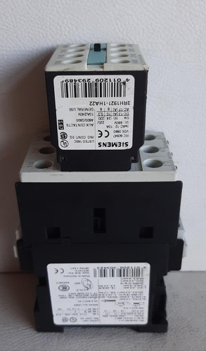 Contator 3rt1026-3ac20 + Bloco De Interruptor - Siemens