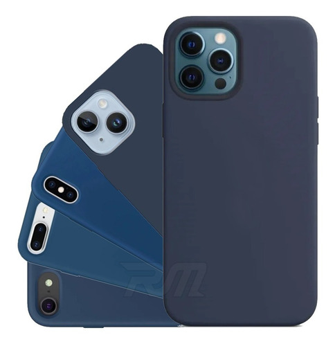 Case Silicone Compatível iPhone 7 Ao 14 Pro Max Rosa