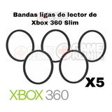 5 Ligas Bandas Xbox 360 Fat Slim Lector Bandeja Xbox Clasico
