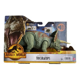Triceratops - Jurassic World Dinosaurio Mattel 26cm Original