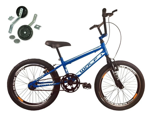 Bicicleta Infantil Aro 20 Bmx + Rodinha De Treinamento