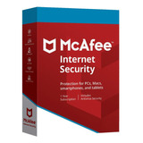 Lic. Mcafee Intenet Security 2023 - 1 Año - 5pc