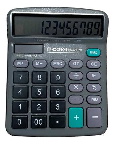 Calculadora Hoopson Ps-6837b Display 12 Digitos Envio Agora