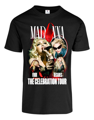 Playeras Madonna The Celebration Tour 2024 Bootleg