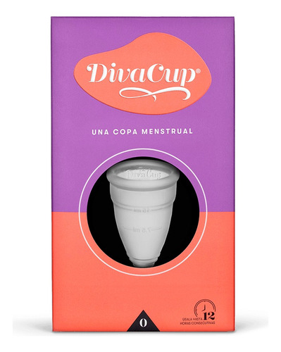 Diva Cup, Copa Menstrual Reutilizable Sin Bpa Modelo 0