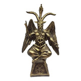 Estatua Estatueta Baphomet Resina 23cm Rock Wicca