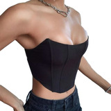 Bustier Corset Bralette Push Up Sujetador Crop Top Sexy