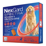 Nex Gard Spectra Antipulga Vermífugo P/ Cães 30,1 A 60kg 1un