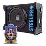 Steelpro Subwoofer Amplificado + Kit Instalacion