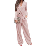 Conjunto Traje Para Mujer Formal Informal Blazer Y Pantalón