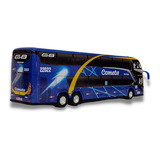 Miniatura Ônibus Cometa Hale Boop G8 Vidro Preto 30cm