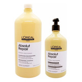 Loreal Absolut Repair Shampoo 1500ml + Acondicionador 750ml 