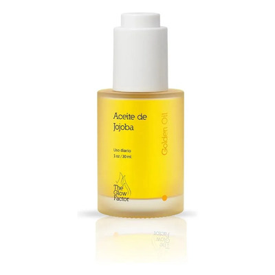 The Glow Factor Golden Oil – Aceite Nutritivo Multiuso con Jojoba Orgánica de los Andes x 30ml | Mismo precio en cuotas