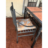 Mueble De Terraza Comedor Fierro 6 Personas