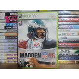 Jogo Futebol Americano Madden Nfl 06 Xbox 360 Original Mídia